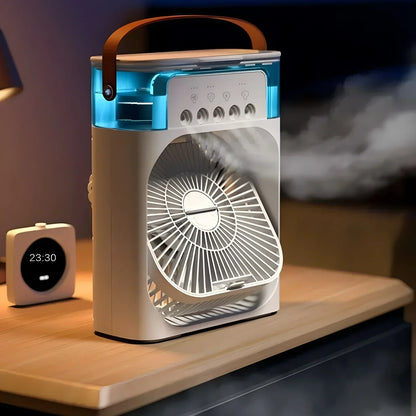 CoolMist Compacte 3-in-1 Luchtkoeler met LED en Watertank