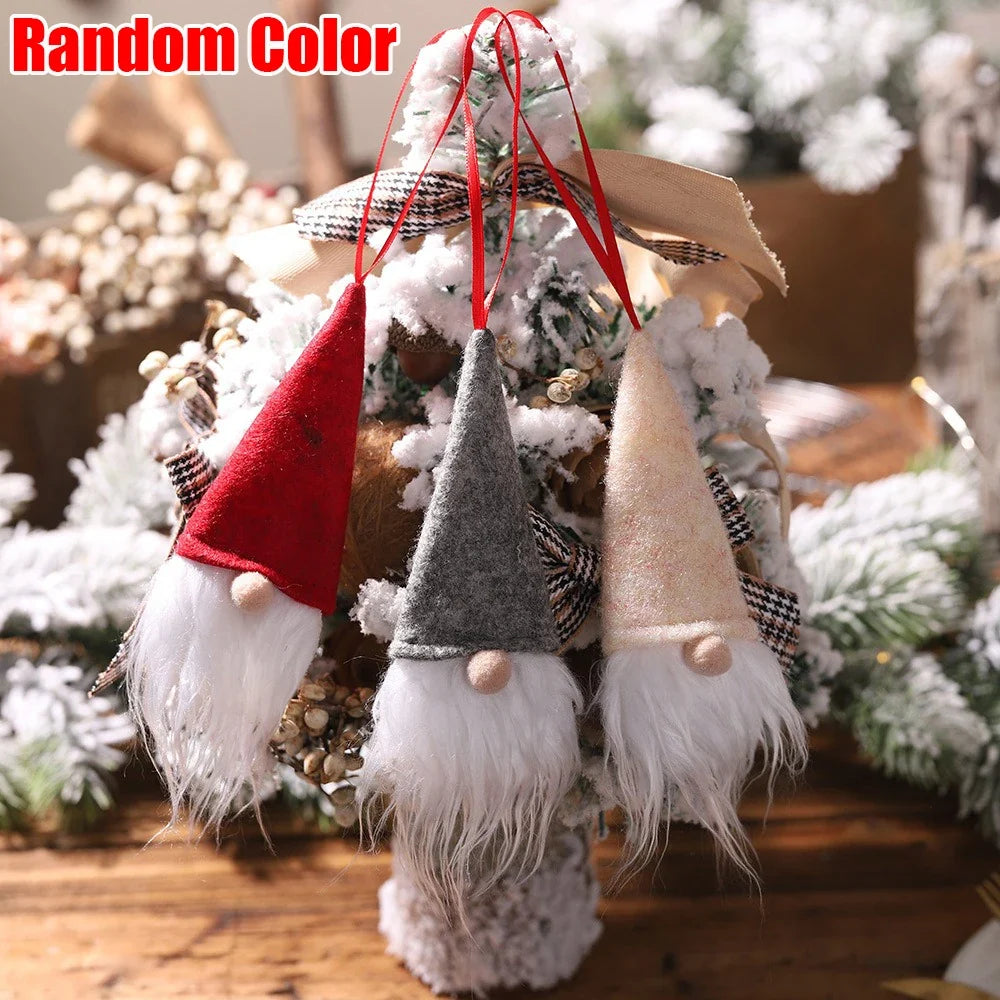 Kerstmanpop Feestdecoratie – 30 cm Kerstfiguur voor Binnen