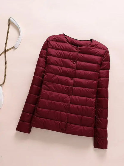 Dames Lichtgewicht Winterjas – Comfortabele Jas voor Frisse Dagen