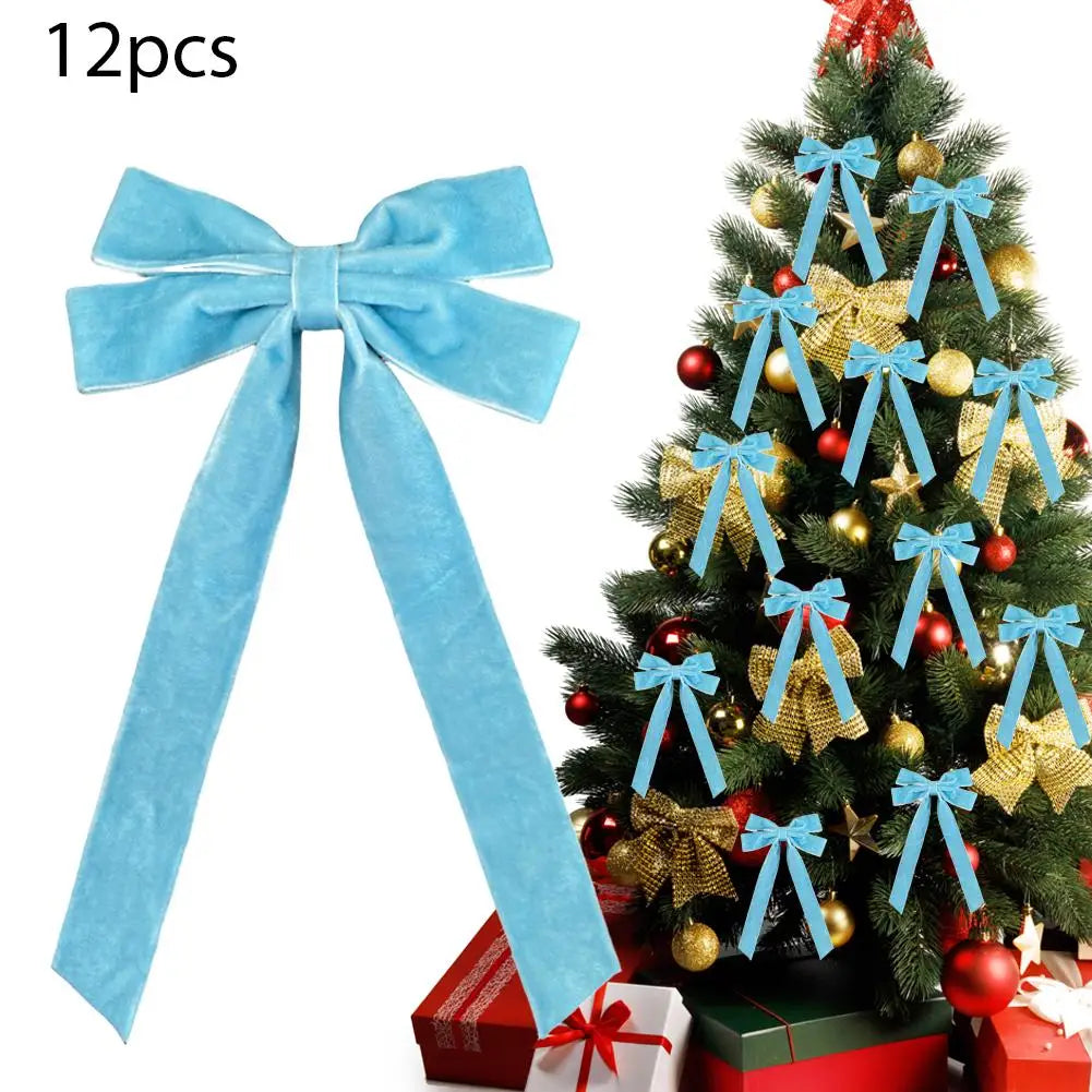 Kerststrikken – Set van 12 Decoratieve Strikken voor de Kerstboom