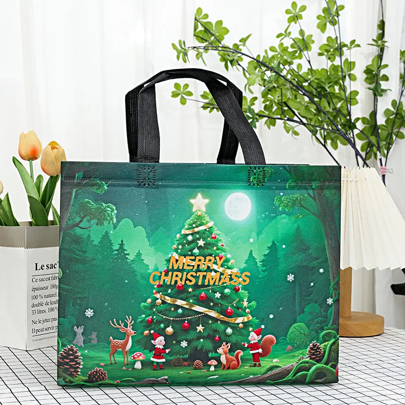 Kerstella – Herbruikbare Kerst Cadeautas 32x17x25 cm