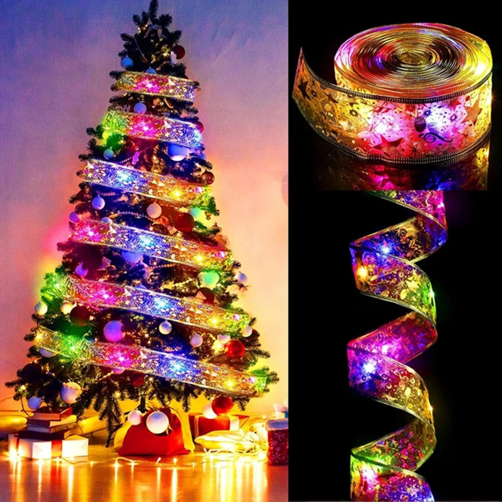 Kerst Lintslinger met LED – Batterijverlichting van 3 of 5 Meter