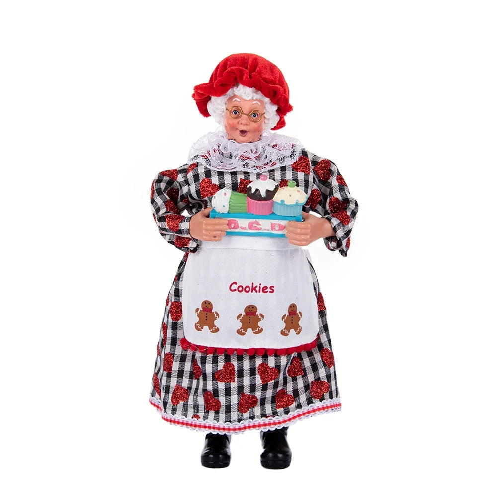 Kerstviona – Kerstboomtopper Kerstvrouw van 28 cm