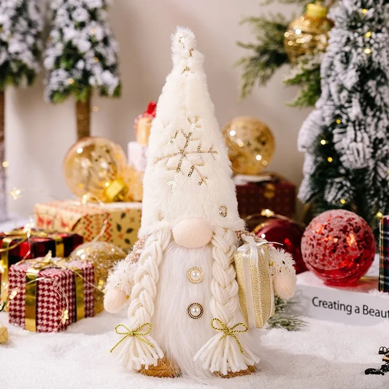 Kerstmanpop Feestdecoratie – 30 cm Kerstfiguur voor Binnen