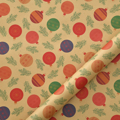 Kerst Inpakpapier – Feestelijk Cadeaupapier met Kerstmotieven 50x70 cm