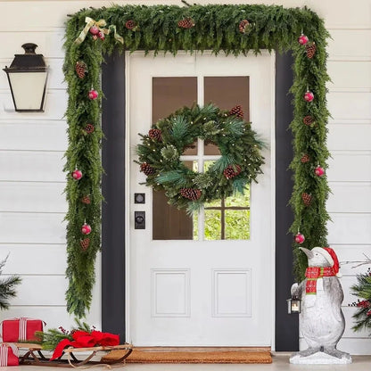 Wintergroen – Kunstkerstslinger van 275 cm voor Feestelijke Decoratie