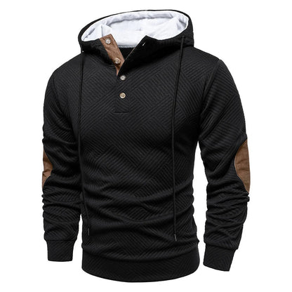 Herenhoodie Daanrik met Relaxte Pasvorm en Moderne Streetwearstijl
