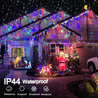 IJslicht Aurora – LED IJspegel Kerstverlichting 20 m met 480 LED's