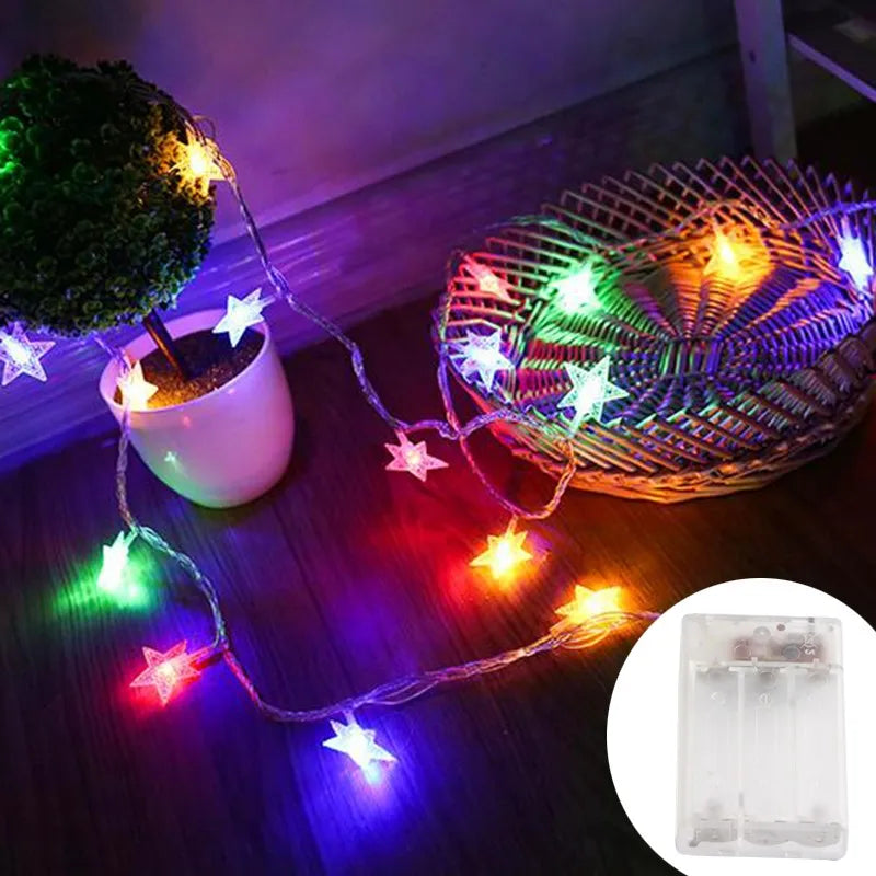 LED Sterrenlichtslinger voor Binnen en Buiten, USB of Batterij