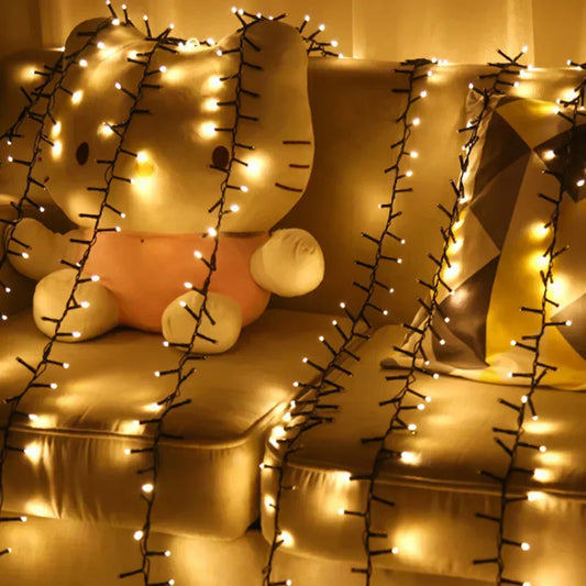 Kerstverlichting 10 Meter met 1000 Warmwitte LED Lampjes
