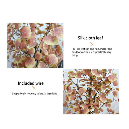 Herfstgloed Kunst Eucalyptus Boom – Sfeervolle Herfstdecoratie