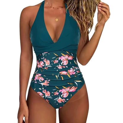 LunaViva Dames Bikini met Hoge Taille en Push-Up Top