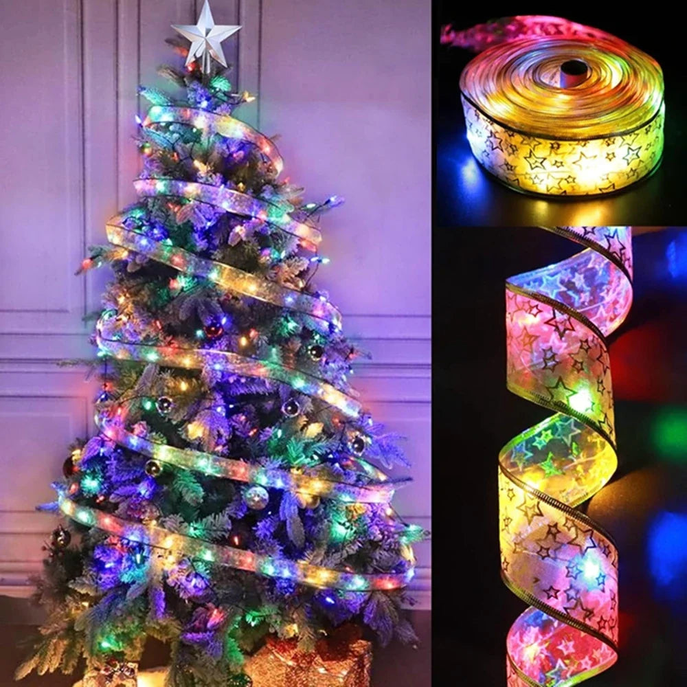 Kerst Lintslinger met LED – Batterijverlichting van 3 of 5 Meter