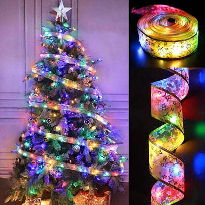 Kerst Lintslinger met LED – Batterijverlichting van 3 of 5 Meter