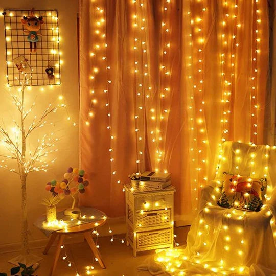 USB Kerstverlichting 3 Meter met 20 Warme Witte LED Lampen