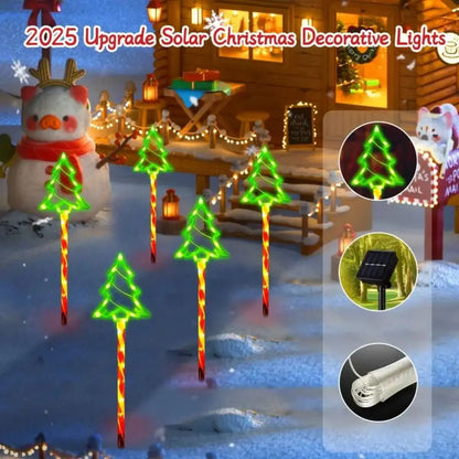 Solar Kerstboomverlichting Set van 5 – 46 cm voor Buiten