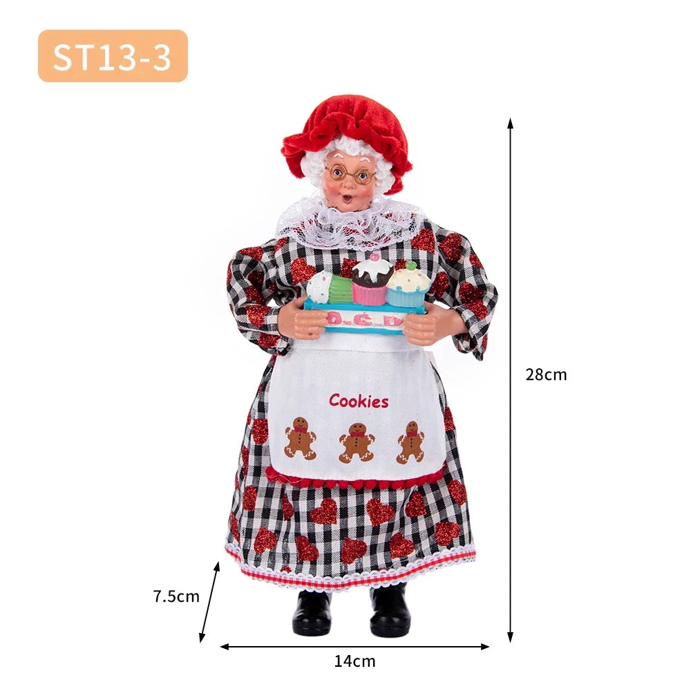 Kerstviona – Kerstboomtopper Kerstvrouw van 28 cm