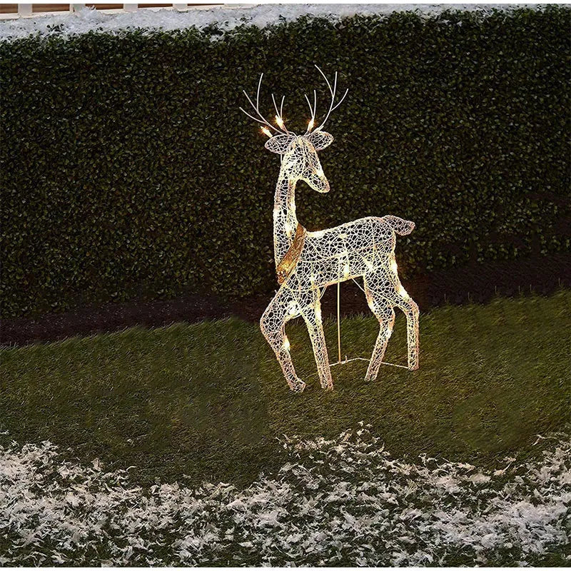 LED Rendier Kerstdecoratie – Warme Verlichting voor Tuin en Huis