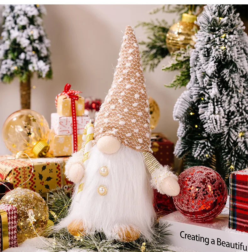 Kerstmanpop Feestdecoratie – 30 cm Kerstfiguur voor Binnen