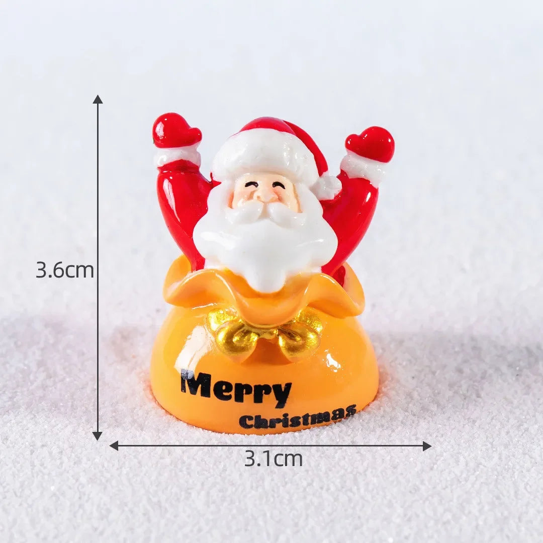 Kerstwereld Figuren – Kerstman en Elanden als Feestdecoratie