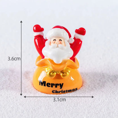 Kerstwereld Figuren – Kerstman en Elanden als Feestdecoratie