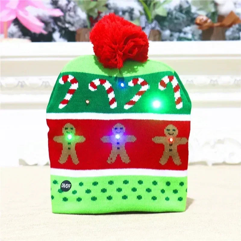 Feestlicht LED Kerstmuts – Feestelijke Muts met Verlichting