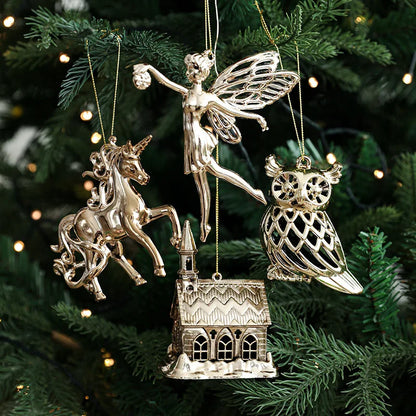 Winterfiguren Kersthangers Set voor Kerstboom en Feestdagen