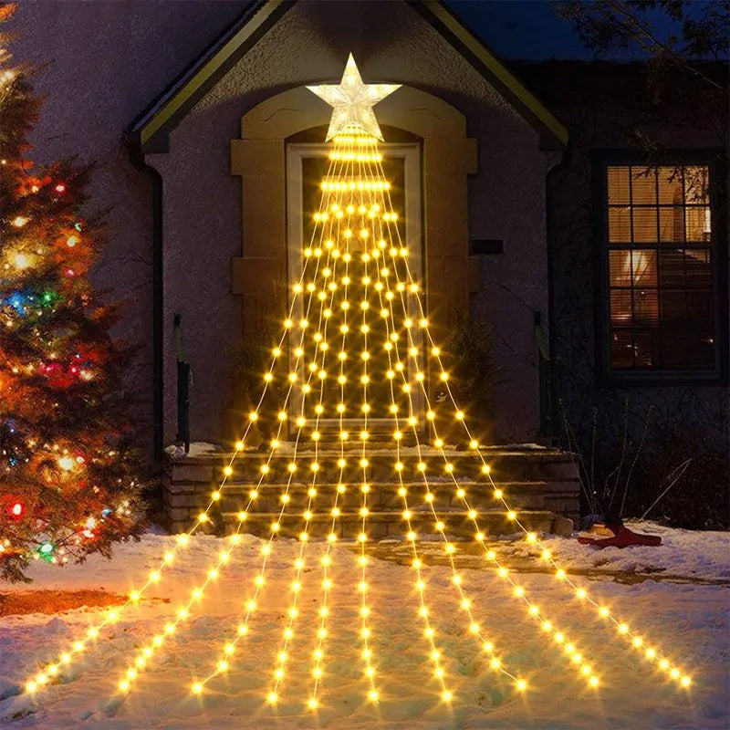 Sterrenval LED Kerstverlichting – 198 LED's, 2,2 Meter
