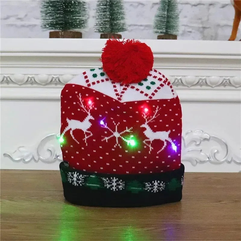 Feestlicht LED Kerstmuts – Feestelijke Muts met Verlichting