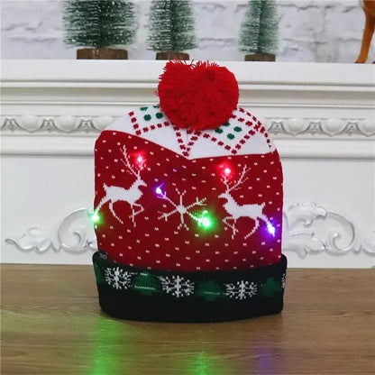 Feestlicht LED Kerstmuts – Feestelijke Muts met Verlichting