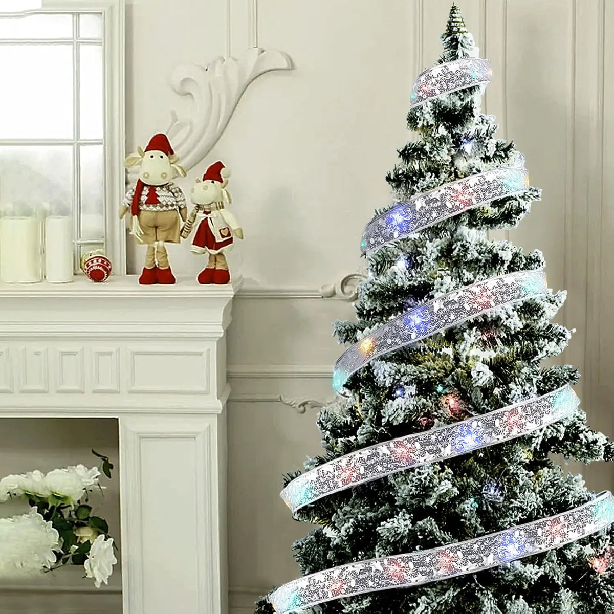 Kerst Lintslinger met LED – Batterijverlichting van 3 of 5 Meter