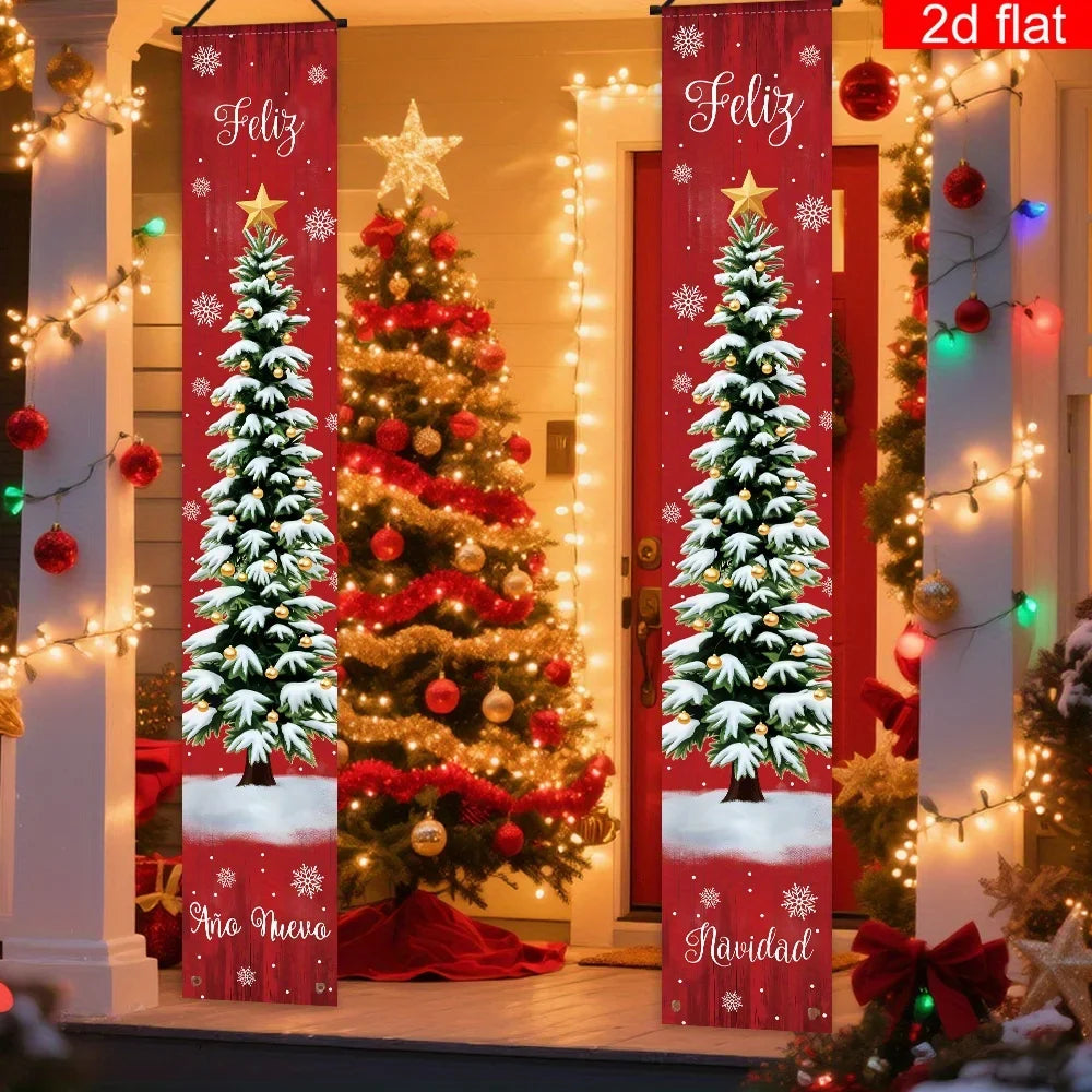 Kerstdecoratie Buiten – Feestelijke Hangdecoratie voor Tuin en Entree