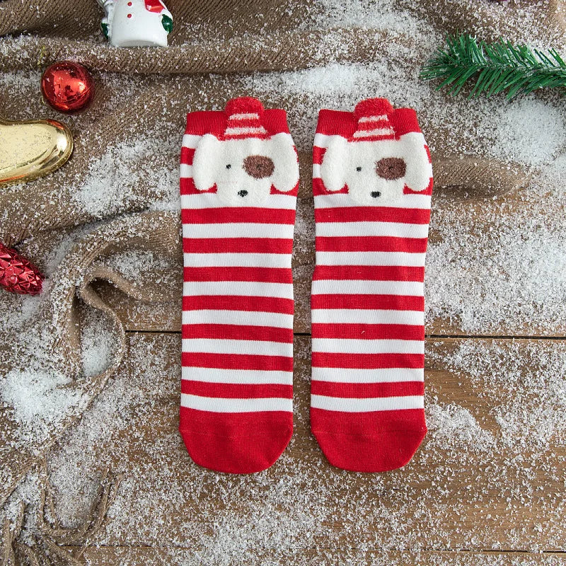 Kerstpret Sokken – Katoenen Kerstsokken voor Dames en Heren met Print