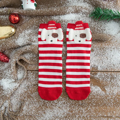 Kerstpret Sokken – Katoenen Kerstsokken voor Dames en Heren met Print