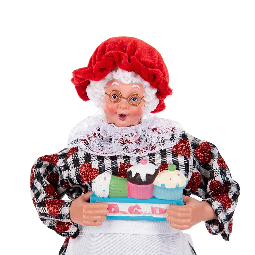 Kerstviona – Kerstboomtopper Kerstvrouw van 28 cm