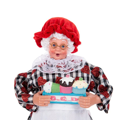 Kerstviona – Kerstboomtopper Kerstvrouw van 28 cm