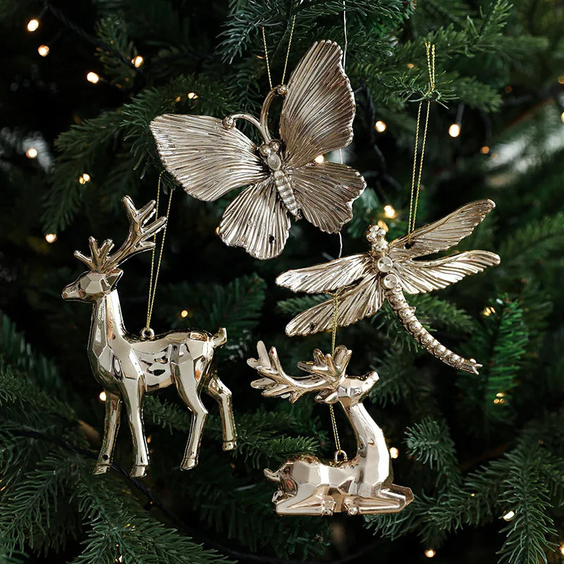 Winterfiguren Kersthangers Set voor Kerstboom en Feestdagen