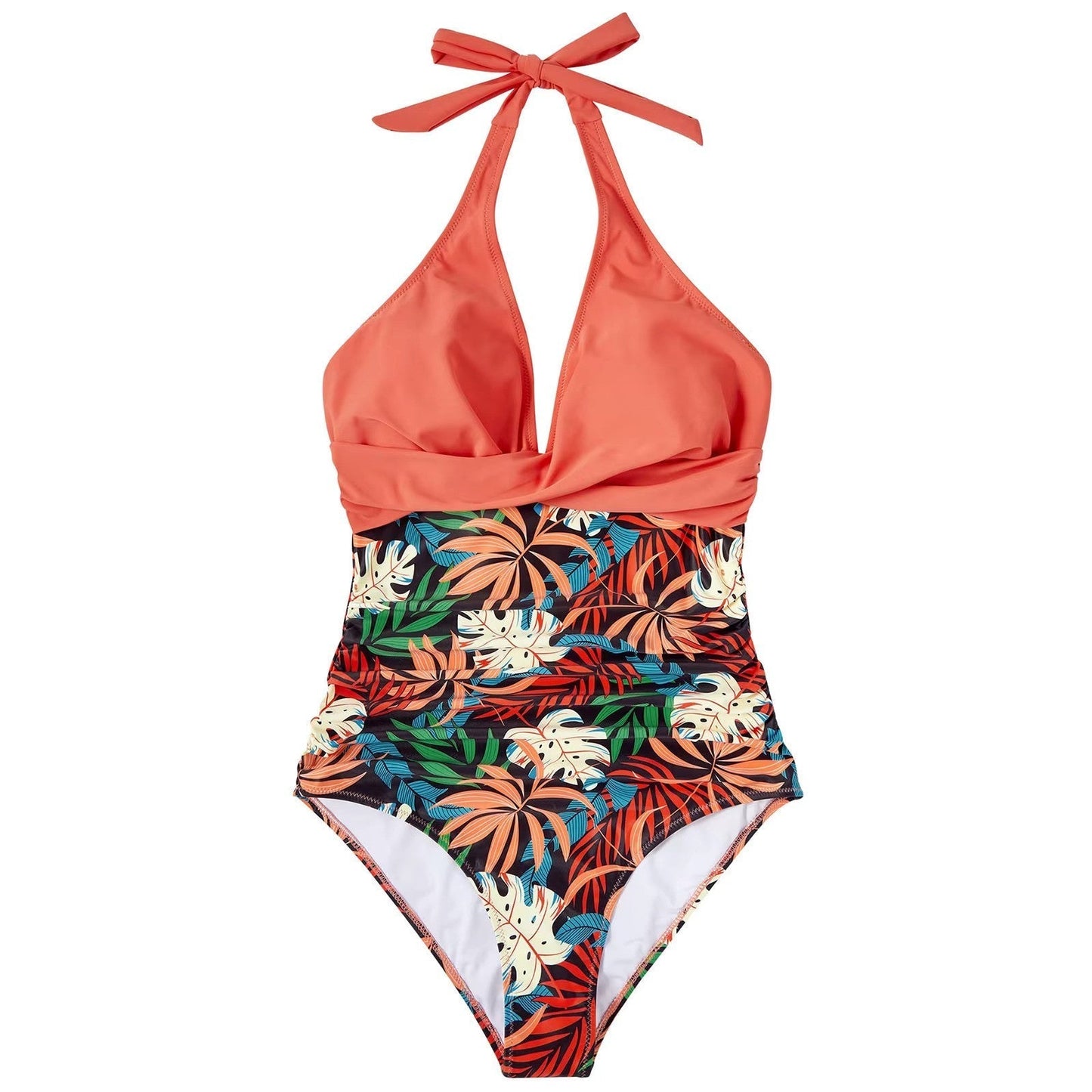 LunaViva Dames Bikini met Hoge Taille en Push-Up Top