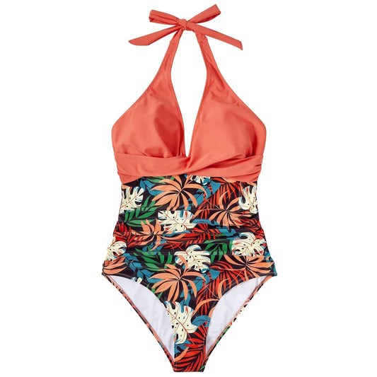 LunaViva Dames Bikini met Hoge Taille en Push-Up Top
