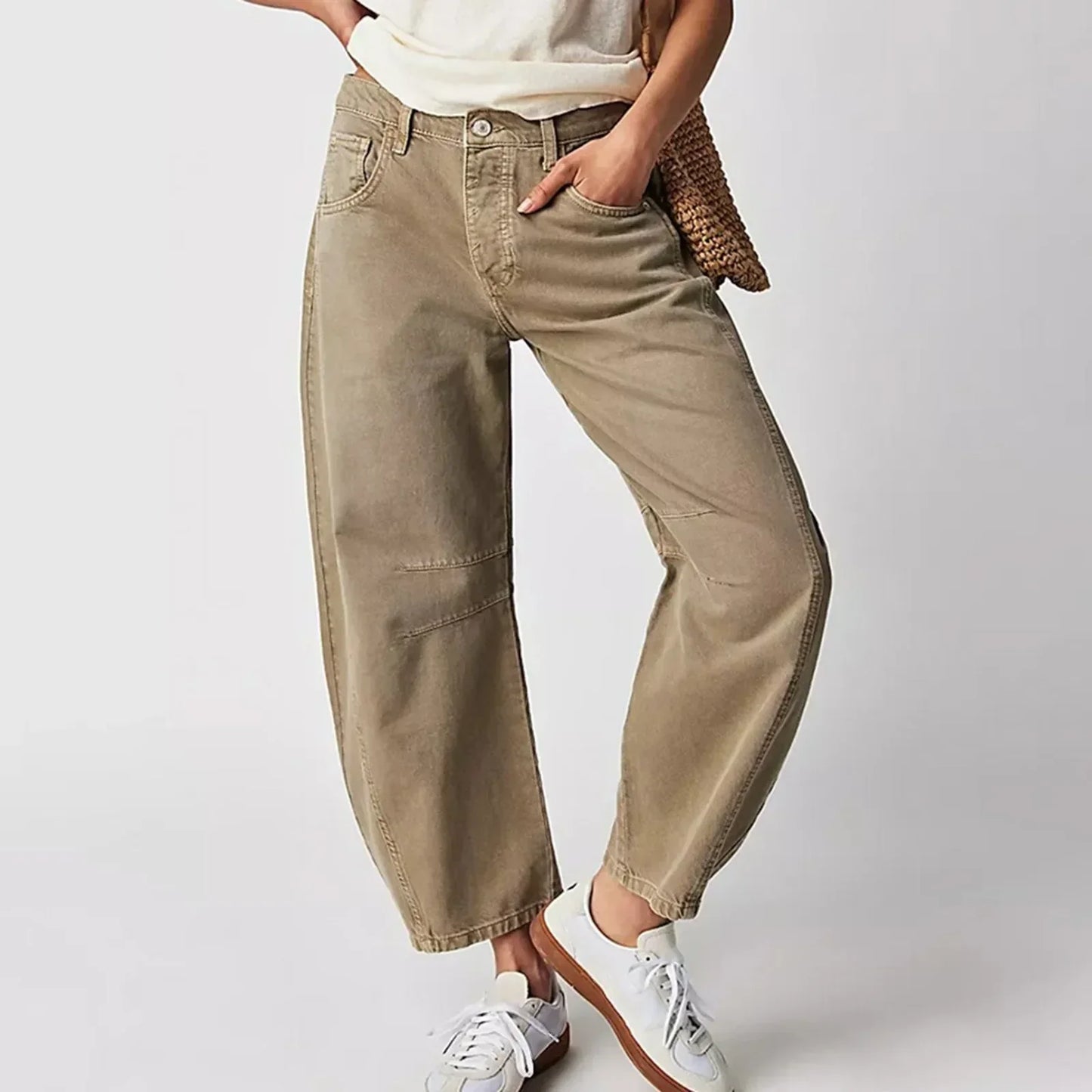 Aurora Wijde Jeans – Dames baggy broek met comfortabele pasvorm