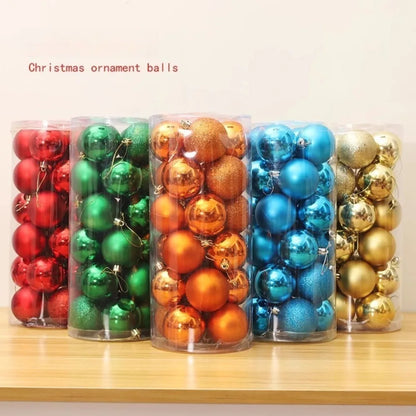 Kerstballen Set van 24 – Kerstboomversiering van 5 cm