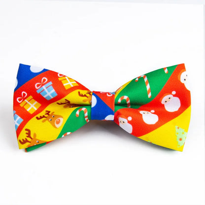 Kerststrikje Fien – Kinder Vlinderdas met Kerstmanprint voor Kerst
