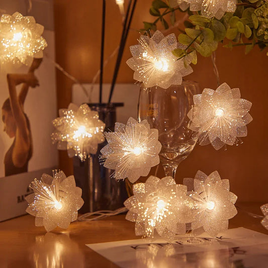 Bloesem Licht­slinger – LED Bloemenverlichting voor Sfeervolle Decoratie