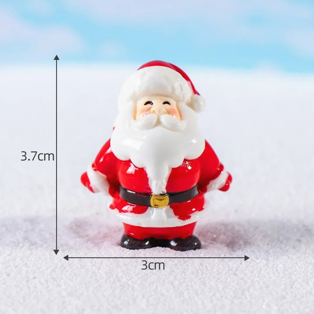 Kerstwereld Figuren – Kerstman en Elanden als Feestdecoratie