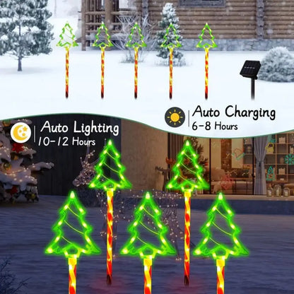 Solar Kerstboomverlichting Set van 5 – 46 cm voor Buiten