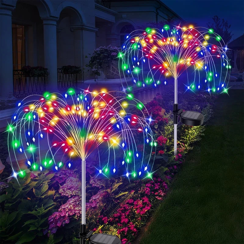 Vuurwerklicht Tuinlampen – Decoratieve LED Buitenverlichting