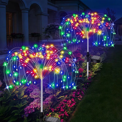 Vuurwerklicht Tuinlampen – Decoratieve LED Buitenverlichting