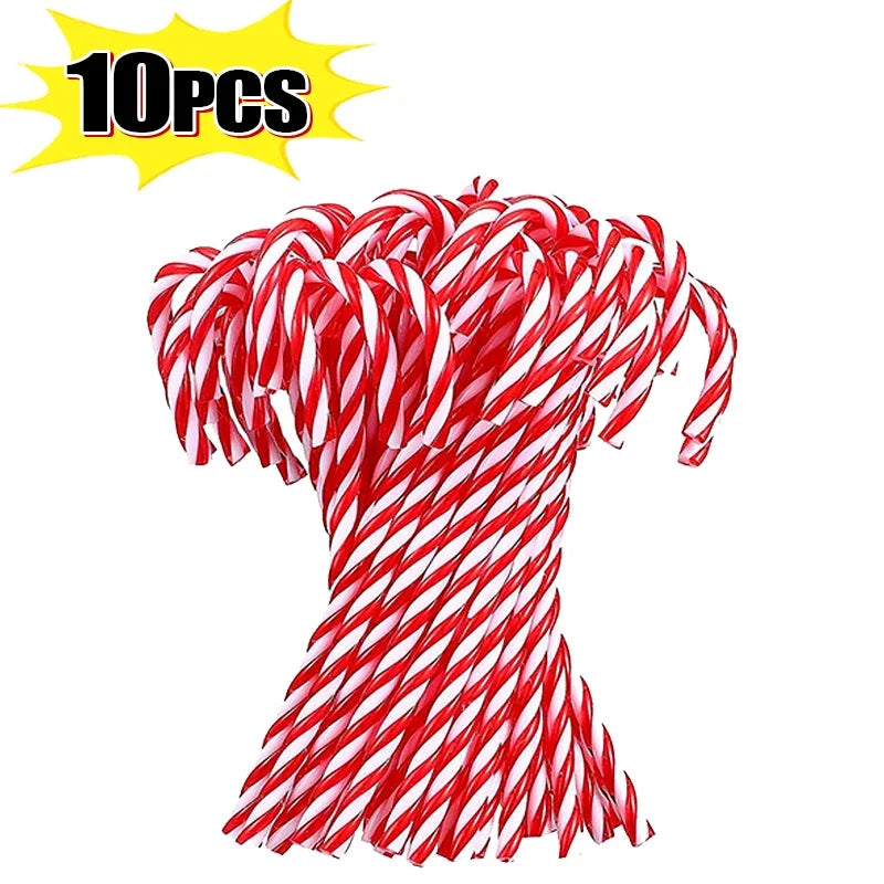 Kerst Zuurstokken – Set van 10 of 20 Kerstboom Hangers van 15 cm