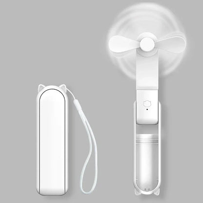 KoelZak Mini Handventilator Oplaadbaar met Powerbank en Polsband