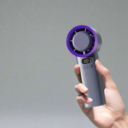 KoelGrip Mini Ventilator met Koelplaat Oplaadbaar en 100 Snelheden